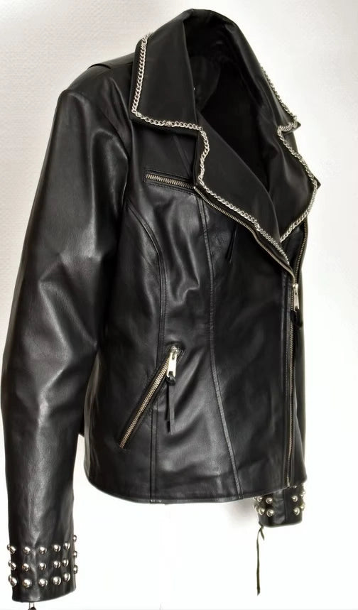 Stunning Chain Collar Jacket.