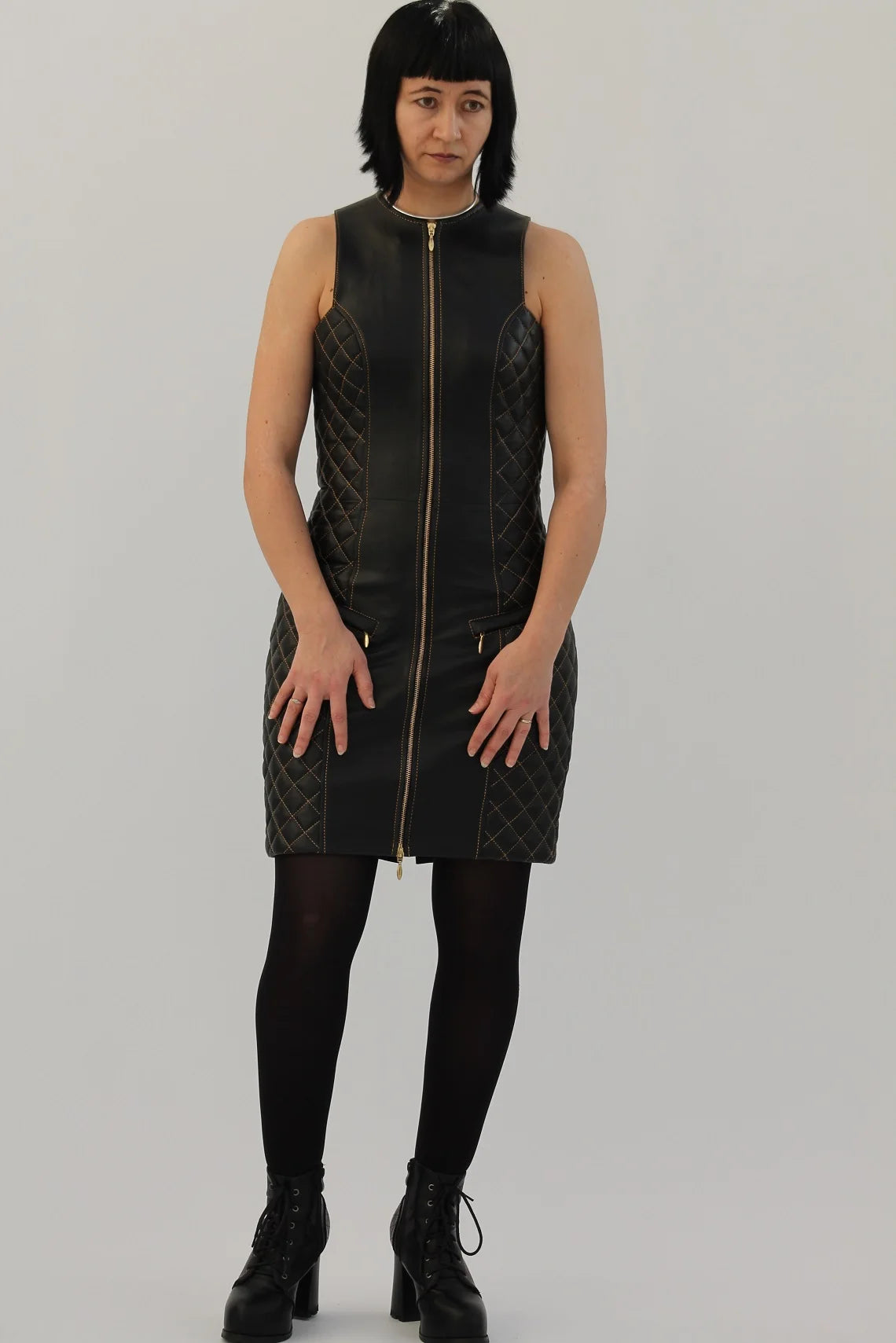 The Quilted Leather Dress: Your New Statement Piece
