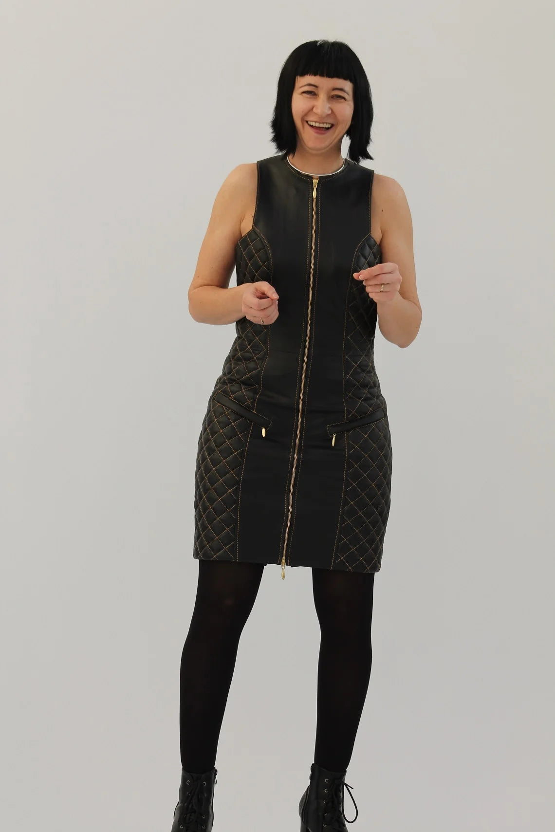 The Quilted Leather Dress: Your New Statement Piece
