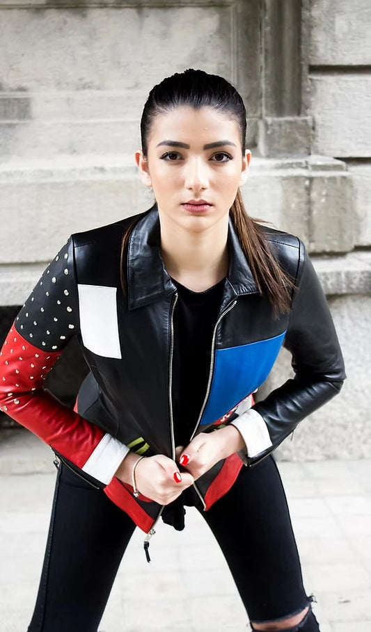 Riveted Fashion Designer Jacket-2