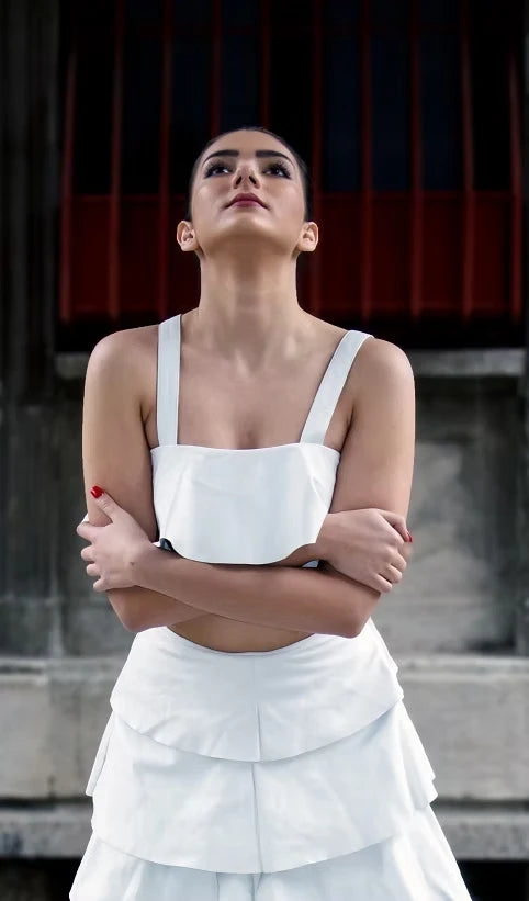 Flor Length Ruffle Skirt & Top