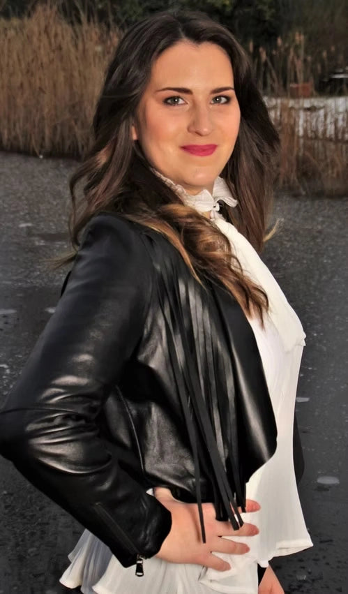 Fringes Leather Top.