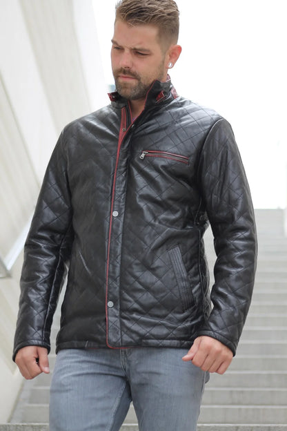 Bold. Quilted. Red. Your New Favorite Jacket.